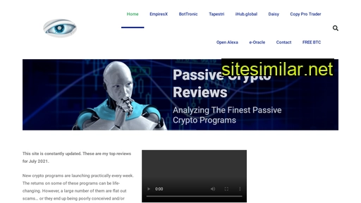 passivecryptoreviews.com alternative sites