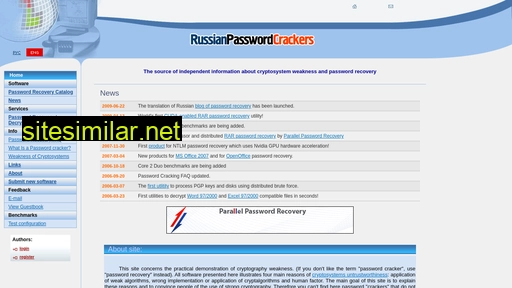 Password-crackers similar sites