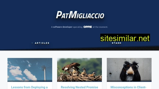 patmigliaccio.com alternative sites