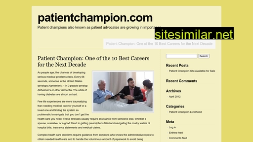 patientchampion.com alternative sites