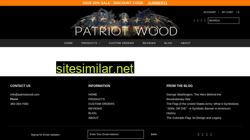 patriotwood.com alternative sites