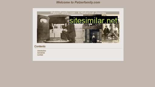 Patzerfamily similar sites