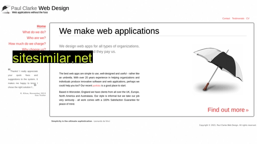 paulclarkewebdesign.com alternative sites