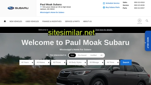 paulmoaksubaru.com alternative sites