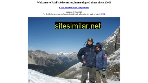 Paulsadventures similar sites