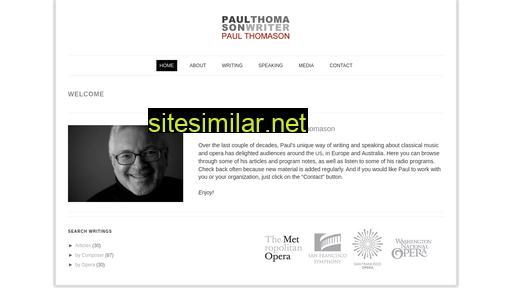 paulthomasonwriter.com alternative sites