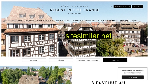 Pavillon-regent-petite-france similar sites