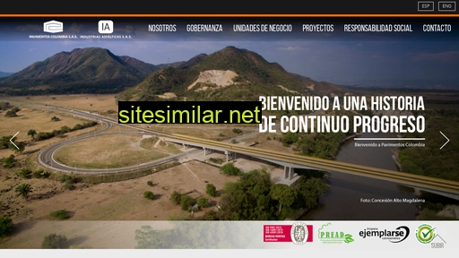 pavimentoscolombia.com alternative sites