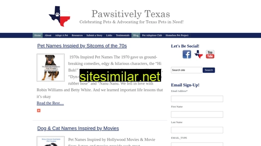 pawsitivelytexas.com alternative sites
