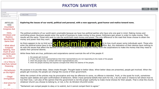 Paxtonsawyer similar sites