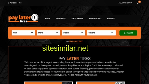 paylatertires.com alternative sites
