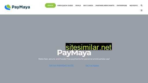paymaya.com alternative sites