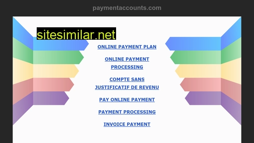 paymentaccounts.com alternative sites
