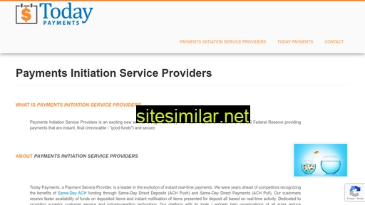 Paymentsinitiationserviceproviders similar sites