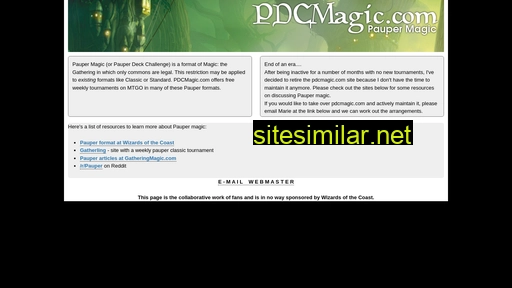 pdcmagic.com alternative sites