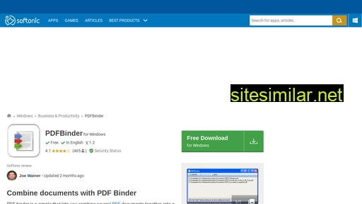 pdfbinder.en.softonic.com alternative sites