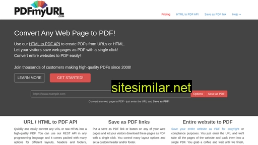 pdfmyurl.com alternative sites
