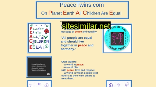 peacetwins.com alternative sites