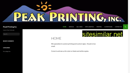 peakprintingonline.com alternative sites