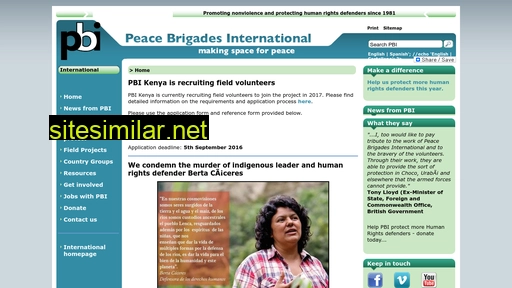 peacebrigades.com alternative sites