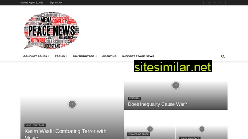 peacenews.com alternative sites