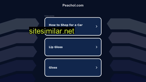 peachol.com alternative sites