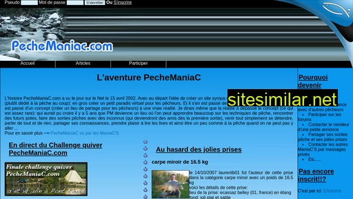 pechemaniac.com alternative sites