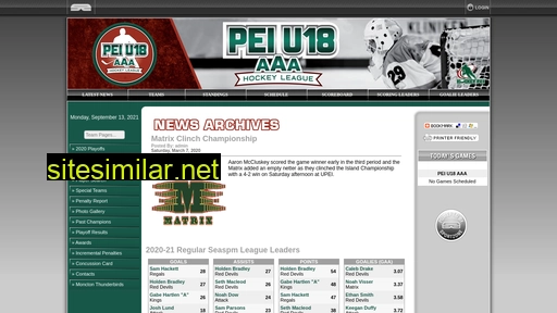 peiu18aaahockey.com alternative sites