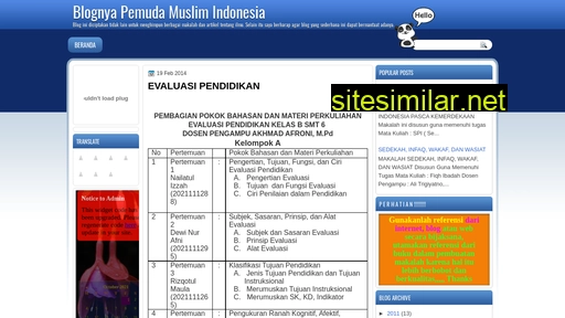 pemudamuslim-indonesia.blogspot.com alternative sites