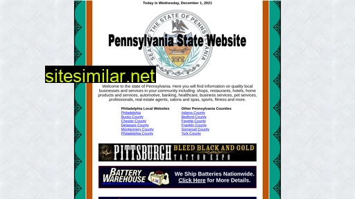 pennsylvaniastatewebsite.com alternative sites