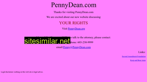 pennydean.com alternative sites