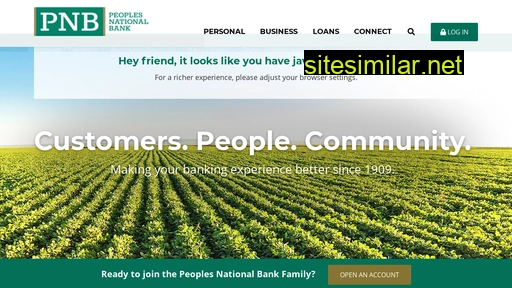 peoplesnationalbank.com alternative sites