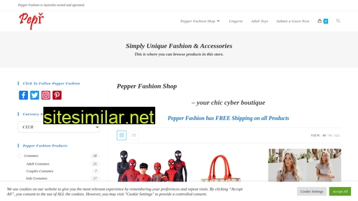 pepper-fashion.com alternative sites