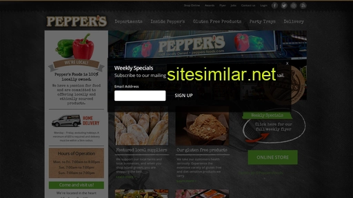 peppers-foods.com alternative sites