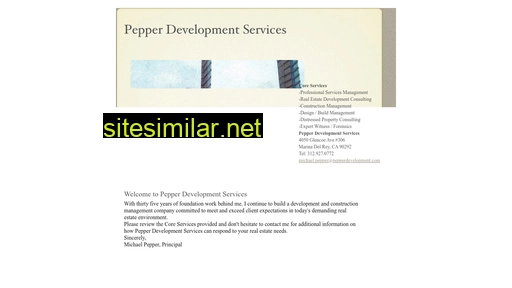 pepperdevelopment.com alternative sites