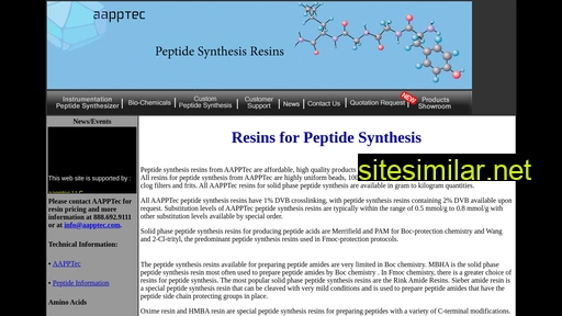 peptidesynthesisresin.com alternative sites