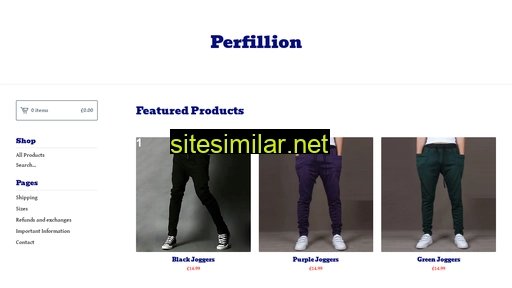 perfillion.bigcartel.com alternative sites