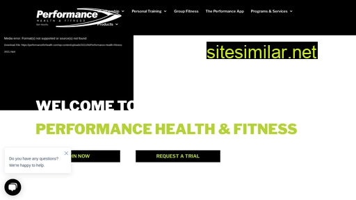 performanceforhealth.com alternative sites