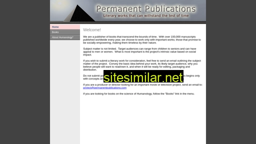 permanentpublications.com alternative sites