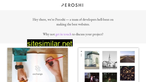 Peroshi similar sites