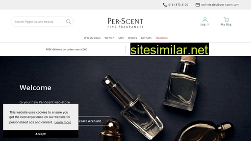 Per-scent similar sites