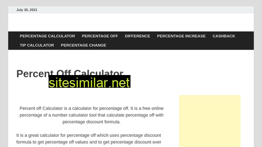 percentage-off-calculator.com alternative sites