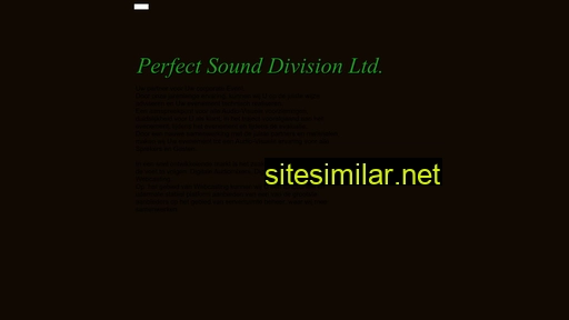 Perfectsounddivision similar sites