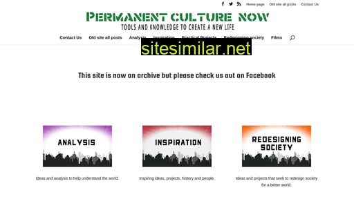 permanentculturenow.com alternative sites