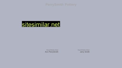 Perrysmithpottery similar sites