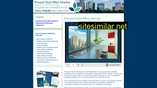 personaltouchofficecleaning.com alternative sites