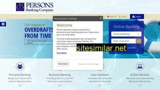 personsbankingcompany.com alternative sites