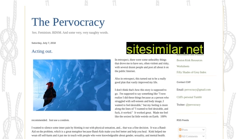 pervocracy.blogspot.com alternative sites