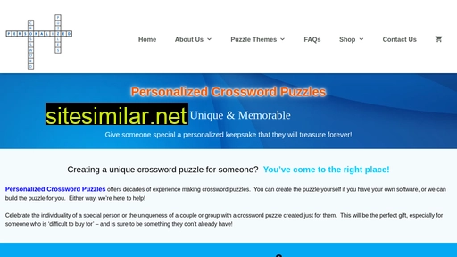 personalizedcrosswordpuzzles.com alternative sites