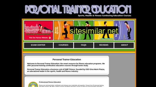 personaltrainereducation.com alternative sites
